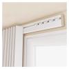 6mm Ultra-thin Single Curtain Track White Aluminum, Custom Room Divider Sliding Curtain Rod for Balcony Hospital Hotel Apartment, Not Bendable Camper Van Shower Curtain,Wall Mount-18.5ft(564cm) view 1
