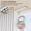6mm Ultra-thin Single Curtain Track White Aluminum, Custom Room Divider Sliding Curtain Rod for Balcony Hospital Hotel Apartment, Not Bendable Camper Van Shower Curtain,Wall Mount-18.5ft(564cm) view 2