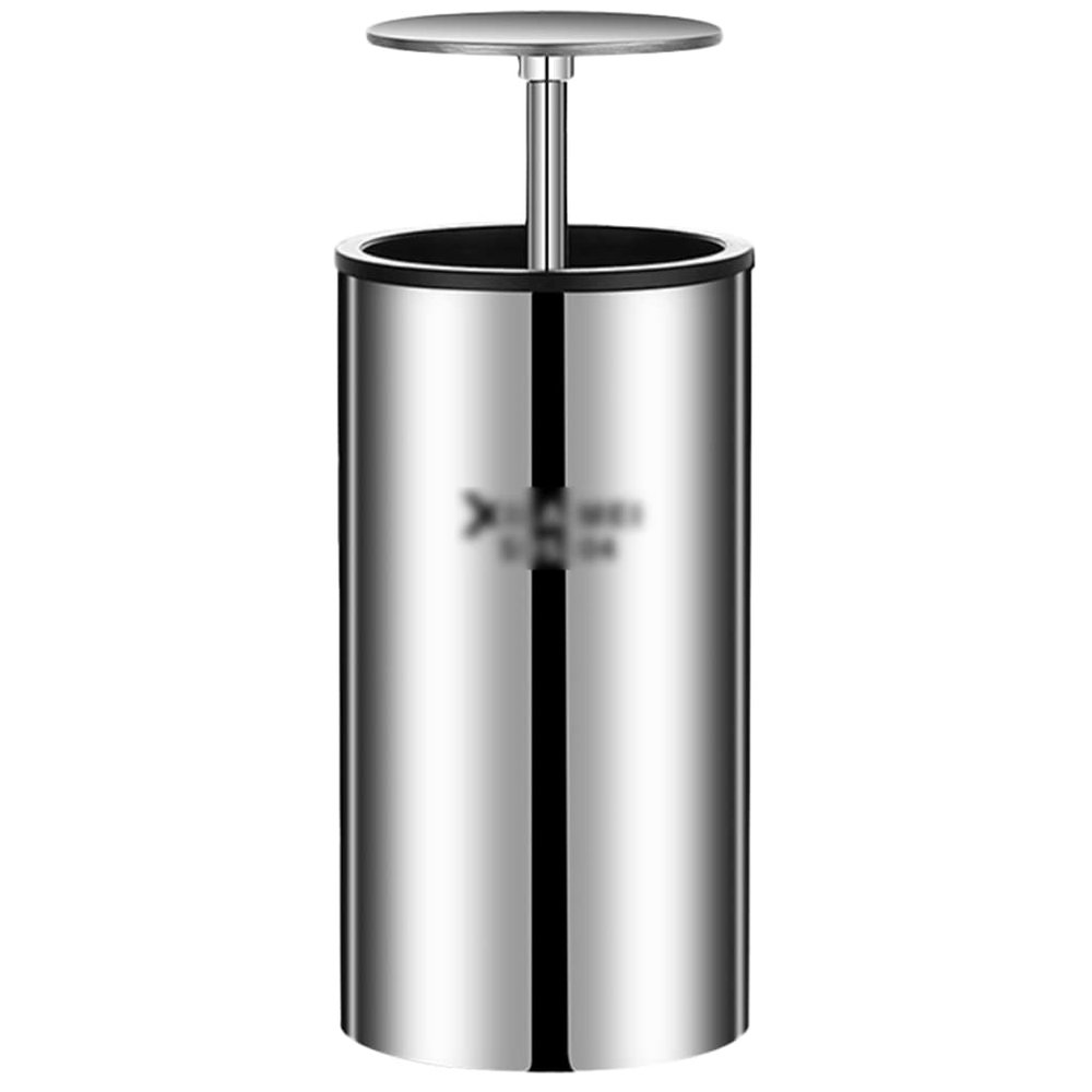 BMXCY Exquisite Stainless Steel Toothpick Holder Thickening Toothpick Dispenser Push Type Toothpicks Container Toothpicks Case Sturdy