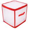 Brrnoo Transparent PVC Storage Box, Organizer with Rounded Design, Adjustable Compartment Boards for Christmas Tree Decorations, Versatile Use view 3