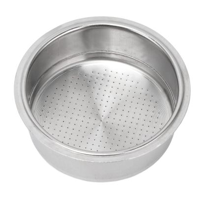 2 Cup Stainless Steel Coffee Pressurized Filter Basket Strainer, Selection of stainless steel, long life, Small and convenient, Good filtering effect, Reusable, Siver, 2in
