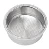 2 Cup Stainless Steel Coffee Pressurized Filter Basket Strainer, Selection of stainless steel, long life, Small and convenient, Good filtering effect, Reusable, Siver, 2in view 1