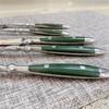 50 Pieces Green Gum Wood Handle Silverware Set for 10,Exquisite Ergonomic Flatware Set Food-Grade Stainless Steel Cutlery Set,Tableware Eating Utensils,Mirror Finished,Dishwasher Safe view 4