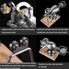 Hebralytic 304 Stainless Steel Chinese Traditional Popcorn Maker Mini Popcorn Pot Hand Popcorn Machine with Pressure Gauge and Pressure Relief Valve Small Popcorn Cannon(100ml) view 3
