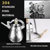 Hebralytic 304 Stainless Steel Chinese Traditional Popcorn Maker Mini Popcorn Pot Hand Popcorn Machine with Pressure Gauge and Pressure Relief Valve Small Popcorn Cannon(100ml) view 4
