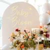 HGFC Baby in Bloom Decal Sign, Gender Reveal Party Wall Stickers, Gold Balloon Arch Backdrop Decal, Baby Shower Balloon Arch Decor view 1