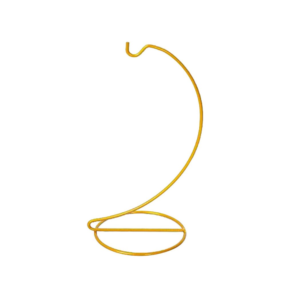 Iron Hook Sturdy Glass Holder Christmas Plant Hanging Hooks Moon Shaped Iron Bracket Ornament Stand