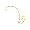 Iron Hook Sturdy Glass Holder Christmas Plant Hanging Hooks Moon Shaped Iron Bracket Ornament Stand view 3