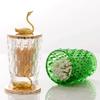 BMXCY Exquisite Swan Toothpick Holder with Lid Toothpick Holders Container Transparent Toothpick Dispenser Glass Toothpicks Container Sturdy view 3