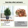 2Pcs Artificial Topiary Ball Tree 21.6 Outdoor Artificial Shrub Artificial Shrub Plants Artificial Cypress Topiary, UV-Resistant Potted Bushes for Indoors & Outdoor Green view 3