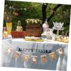 Luxshiny 3pcs Rectangular Mini Easter Basket for Storage and Decoration for Collection and Party Use Easter Accessory Handle view 2