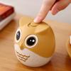 BMXCY Exquisite Desktop Toothpick Holder Yellow Plastic Creative Owl Toothpick Dispenser Slip-on Toothpick Dispenser Toothpick Tube Sturdy view 3