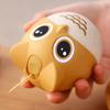BMXCY Exquisite Desktop Toothpick Holder Yellow Plastic Creative Owl Toothpick Dispenser Slip-on Toothpick Dispenser Toothpick Tube Sturdy view 4