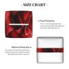 Tissue Box Cover,PU Leather Tissue Box Holder,Red Rose,Rectangular Tissue Box Covers for Kleenex,Napkin,Tissue Holder for Bathroom Home Office 5.2"X5.2"X5.2" view 4