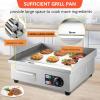 Commercial Electric Griddle, 50-300 Electric Flat Griddle, Stainless Steel Teppanyaki Grill For Food Stalls, With Temperature Control Knob And Heating Indicator Light,3000W-1 view 4