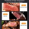 GESAIDES Gourmet Steak Grille (3400W), Steakhouse Quality, Ceramic Superheating Up to 800, Indoor Electric Grill and Sear Station, Stainless Steel view 4