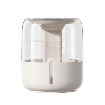 Baddie Anti-Gravity Humidifier With Clock Water Drop Backflow Aroma Diffuser Large Capacity Office Bedroom Mute Heavy Fog Household Sprayer (White IV)
