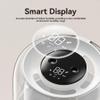 Baddie Anti-Gravity Humidifier With Clock Water Drop Backflow Aroma Diffuser Large Capacity Office Bedroom Mute Heavy Fog Household Sprayer (White IV) view 4