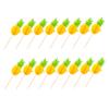 ABOOFAN 30pcs Hawaiian Theme Cake Picks Decorative Pineapple Flamingo Party Accessories for Birthdays Luau Celebrations and Special Events view 1