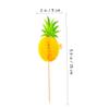 ABOOFAN 30pcs Hawaiian Theme Cake Picks Decorative Pineapple Flamingo Party Accessories for Birthdays Luau Celebrations and Special Events view 2