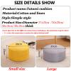 BEITUOPI Pouffes and Footstools Round Design Stool High Resilience Sponge Removable and Washable Home(P2,30x10cm) view 3
