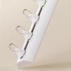 MZQMK No Drill Self Adhesive Curtain Track Ceiling Or Wall Mount, Ceiling Curtain Track, Adhesive Curtain Rod,Curtain Track Ceiling Mount(Top Black,5.9M/(19.3FT)) view 4