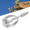RiToEasysports Grappling Hook, Small Folding Claw 4 Claw Stainless Steel Outdoor Survival Gear Hiking Tree Rock for Outdoor Camping Hiking Tree Rock Mountain Climbing view 3