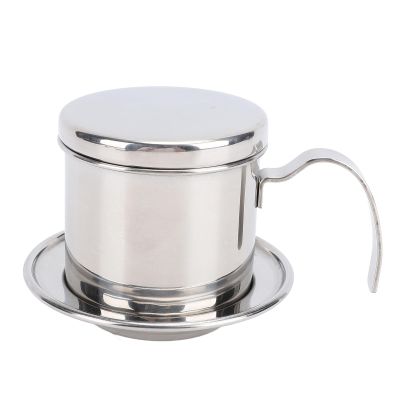 Vietnamese Coffee Filter Portable 200ml Thickened 304 Stainless Steel Coffee Dripper Filter Maker for Home Travel