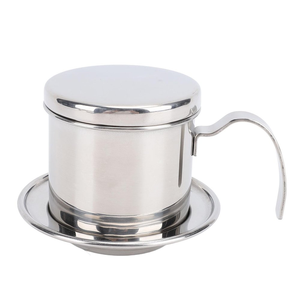 Vietnamese Coffee Filter Portable 200ml Thickened 304 Stainless Steel Coffee Dripper Filter Maker for Home Travel