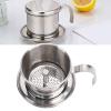 Vietnamese Coffee Filter Portable 200ml Thickened 304 Stainless Steel Coffee Dripper Filter Maker for Home Travel view 4