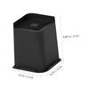 ARTIBETTER 4pcs Heavy Duty Bed Risers Furniture Sliders for Carpet Desk Riser Couch Lifters Safe Smooth Material view 4