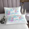 Feelyou Cute Unicorn Bedspread Twin Size Kids Dreamy Horse Rainbow Coverlet Set for Boys Girls Teens Glitter Quilted Coverlet Breathable Unicorn Quilted Cute Animal view 4