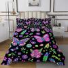 Feelyou Girls Pink Butterfly Bedspread Queen Size Kids Butterflies Print Coverlet Set for Boys Teens Girl Butterfly Floral Quilted Coverlet Beautiful Butterfly Quilted Animal view 2