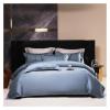 Bed, Queen King 4Pcs 1000TC Egyptian Cotton Blue/Gray Patchwork Duvet Cover Set Bedding Set Bedspread Coverlet 2 Pillow Shams view 1
