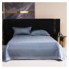 Bed, Queen King 4Pcs 1000TC Egyptian Cotton Blue/Gray Patchwork Duvet Cover Set Bedding Set Bedspread Coverlet 2 Pillow Shams view 2