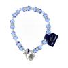 Holyart Crystal and Strass Bracelet, BlueBracelet Circumference: 17,2 cm|Bead Diameter: 8 mmBlue view 3