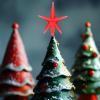 Mobestech 103pcs Ceramic Christmas Tree Replacement Lights Bulbs Star Ornaments for Festive Tree Decoration for Holiday Parties Crafts view 2