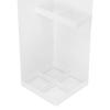Qiilu Bote para Paraguas Soporte Paraguas Umbrella Storage Stand Minimalist Sturdy Smart Umbrella Stand with Removable Drip Tray for Home Hotel Lobby (White) view 4
