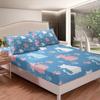 Feelyou Kawaii Cat Sheet Set Queen Size Kids Paw Print Bed Sheets Set for Boys Girls Teens Cute Kitten Sheets with Deep Pocket Fitted Sheet Breathable Cat Lover's Gift Bedding Set Animal view 2