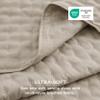 Bedsure California King Quilt - Linen Bedspread California King Size & Lightweight Comforter, Modern Farmhouse Coverlet with Clover Pattern, Ultra Soft All-Season Bedding, 111x106 Inches view 3