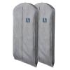 2 Pack Garment Bags for Dresses, Hanging Clothes Bag, Suit Garment Bag, Clothing Bags, Suit Bags for Closet Storage, Suit Cover Bags, Clothes Covers Protecting Dusts(Gray,58x9x150cm/23x3.5x59in) view 1