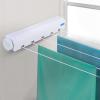 AYAUPGVQVC Rope Dryer Retractable Clothes Dryer Wall Hanger Clothes Line Indoor Clothes Magic Drying Rack Retractable Clothesline Rope Towel bar and Towel Rack(5 Wired) view 3