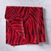 Feelyou Zebra Wall Hanging Large 59"x82" Animal Print Tapestry for Kids Boys Girls Decor Leopard Wall Blanket Stripes Wall Art Red Tapestries view 2