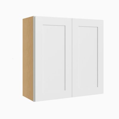 EXPRESS KITCHENS Avon Fully Assembled Plywood 2 Butt Doors Wall Cabinet Painted in White Color (36 in. W x 36 in. H x 12 in. D)