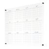 Yearly Calendar 2025, Yearly Wall Calendar 2025, Horizontal Yearly Acrylic Calendar, Dry Erase Acrylic Calendar, Clear Whiteboard Calendar (Cursive, Navy, 47.5"x36") view 1