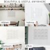 Yearly Calendar 2025, Yearly Wall Calendar 2025, Horizontal Yearly Acrylic Calendar, Dry Erase Acrylic Calendar, Clear Whiteboard Calendar (Cursive, Navy, 47.5"x36") view 3