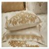 Luxury 4pcs Chic Satin Cotton Bedding Set Queen King Size Duvet Cover Set Bed Sheet/Spread Set Pillowcases,Bed view 4