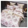 1000TC Long Staple Cotton and Embroidered Brocade Satin Jacquard European Luxury Bedding Set Duevt Cover Bed Sheet Pillowcases,Cotton Duvet view 2