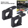 MOZUO 4Pcs Quick Release Rubber Clamps, Rubber Clamp Mounting Kit Quick Release Shovel Mount for Off Road Vehicles UTVs ATVs Emergency Vehicles for Trucks, ATVs, RVs view 4