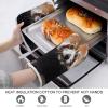 Two Piece Polyester Animal Red Panda Printed Oven Mitts and Two Piece Insulated Pan Pads Insulated and Non-Slip for Kitchen Ovens Microwave Grilling. view 3